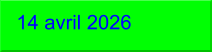 14 avril 2026